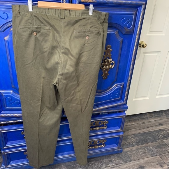 Tommy Bahama Pants Mens 38x31 Green Tencel Slacks - Picture 2 of 3